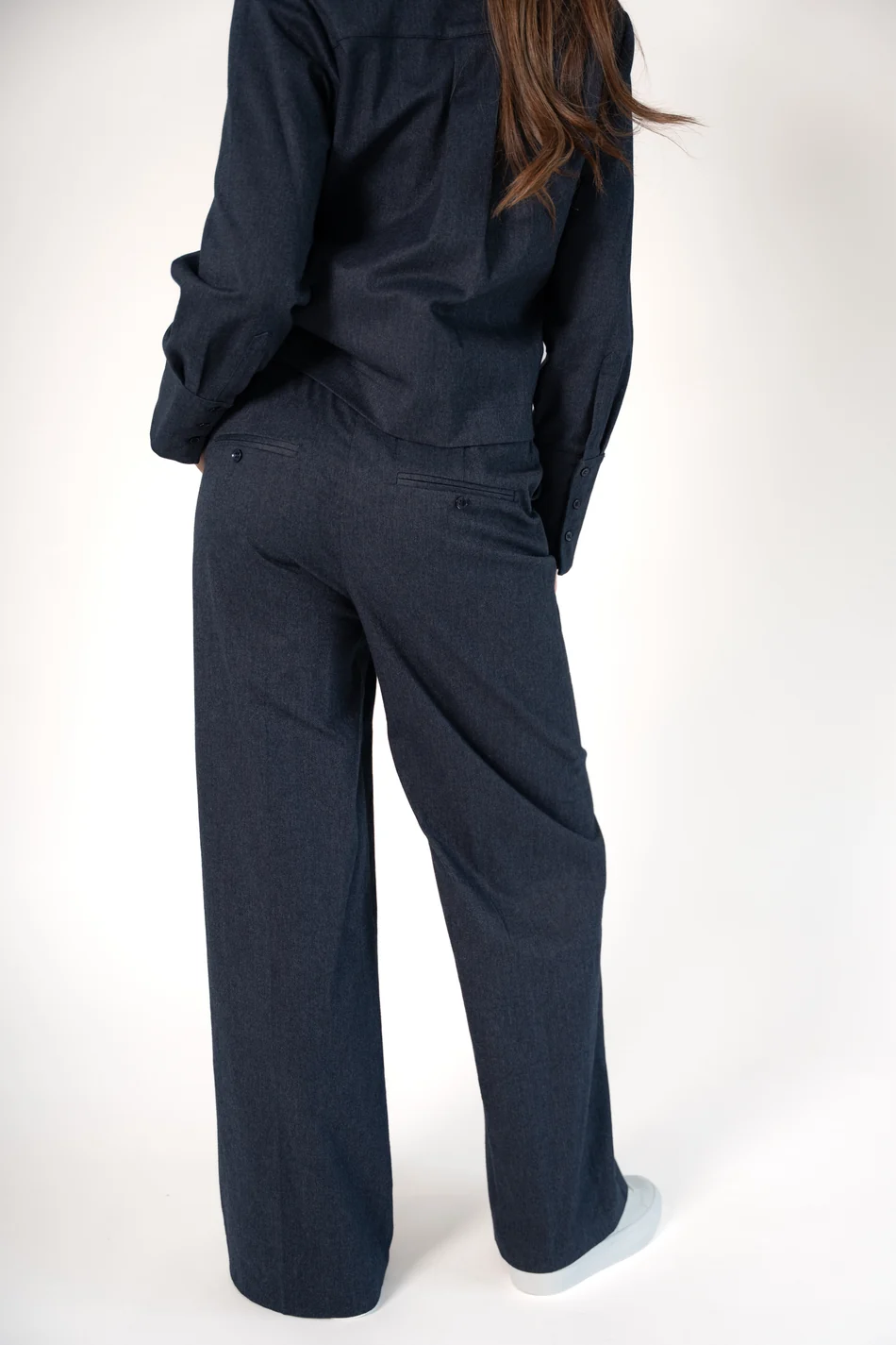 Corel Amsterdam Lior pants wide Britta BCI Night Sky