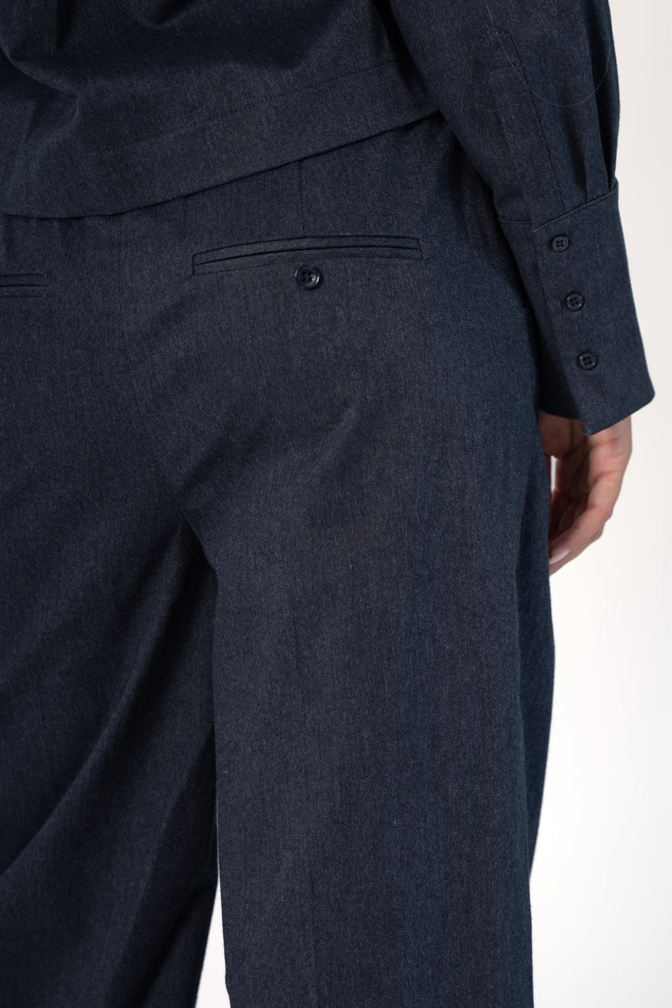 Corel Amsterdam Lior pants wide Britta BCI Night Sky