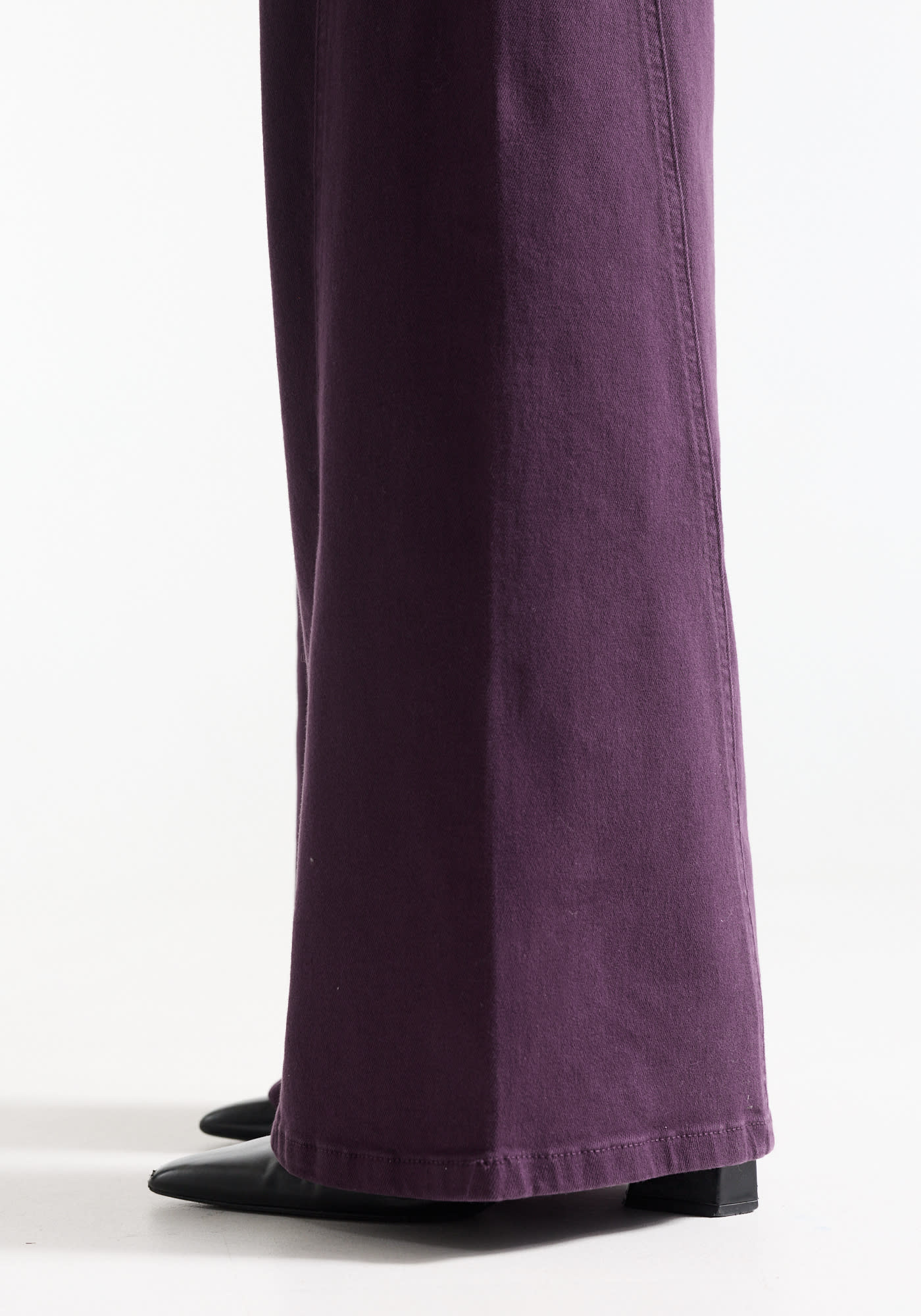 Jansen Amsterdam Jone wide leg jeans paars