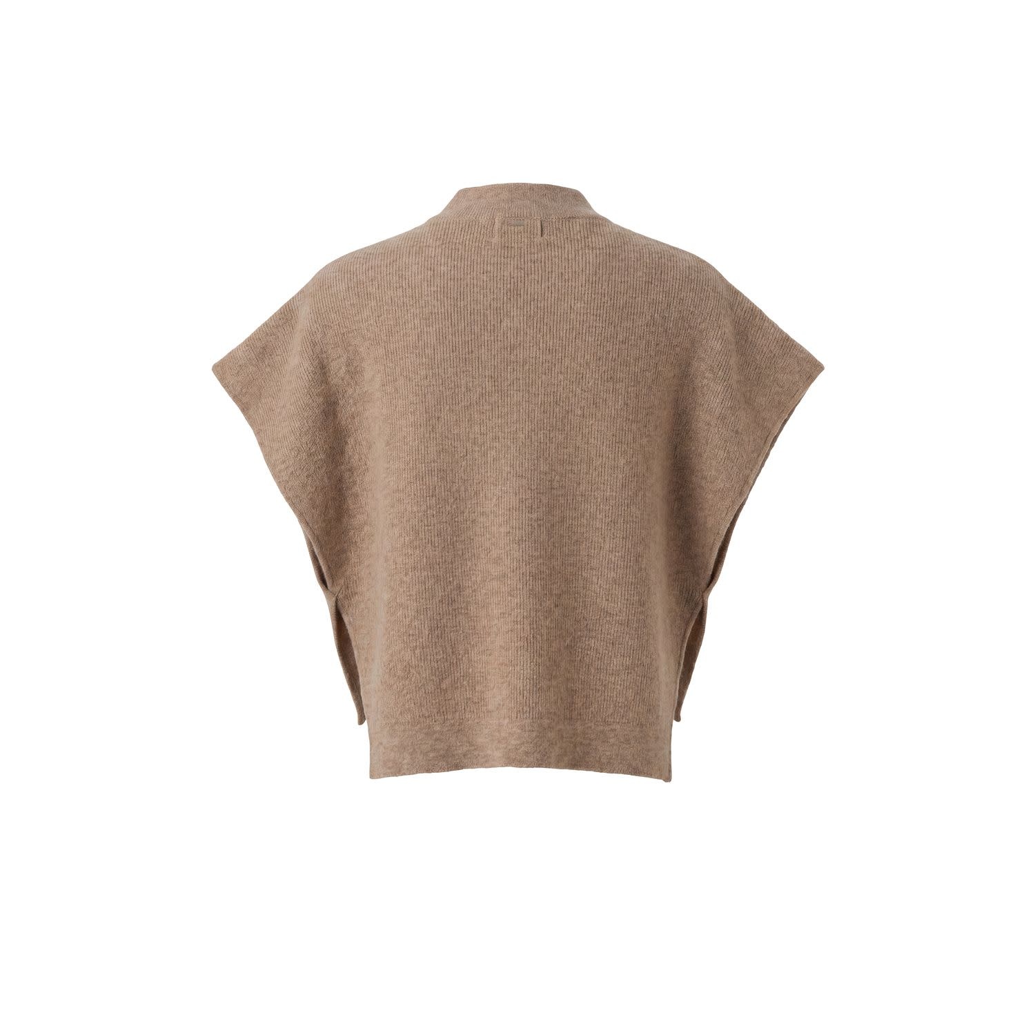 POOOLS Poncho vest biscuit