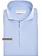 John Miller Hyperstretch polo met rits lange mouw lichtblauw