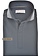John Miller Hyperstretch polo met rits lange mouw staalblauw