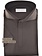 John Miller Hyperstretch polo met rits korte mouw donkerbruin