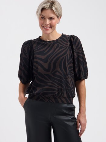LADY DAY Amie top ivy print