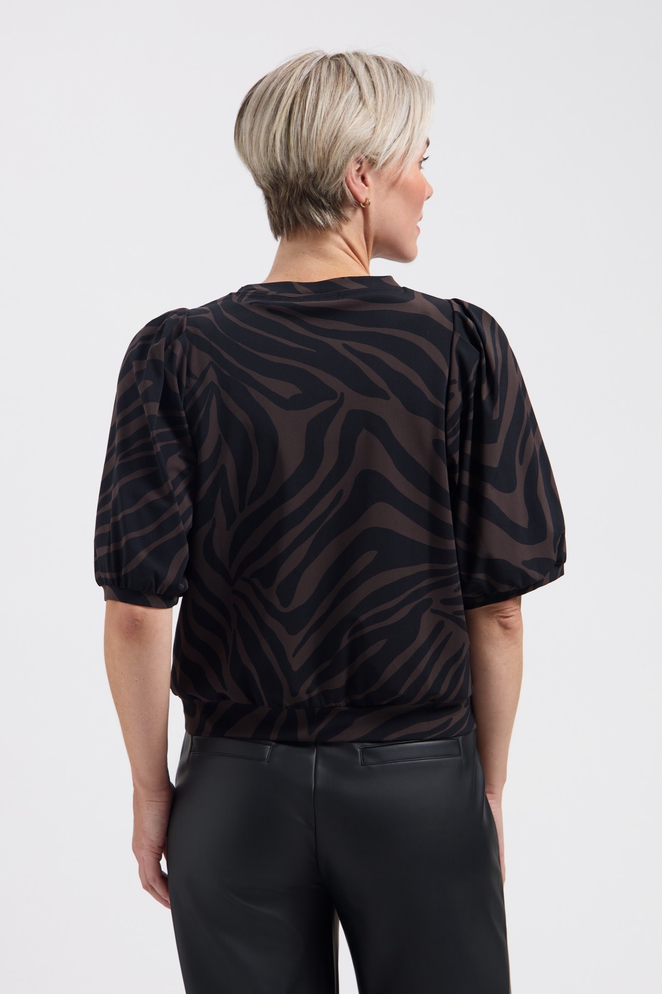 LADY DAY Amie top ivy print