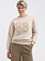 LADY DAY Academy sweater met opdruk vanille melange