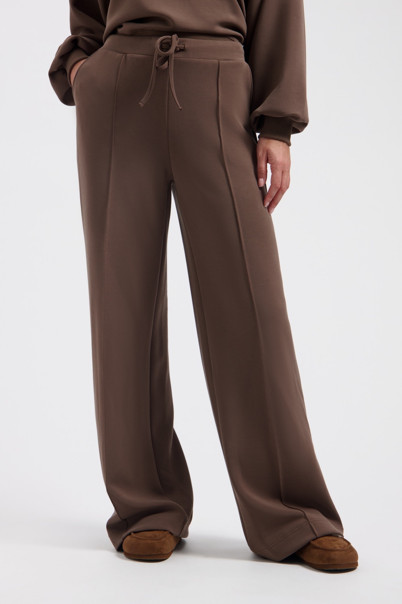 LADY DAY Jovi wijde broek truffle