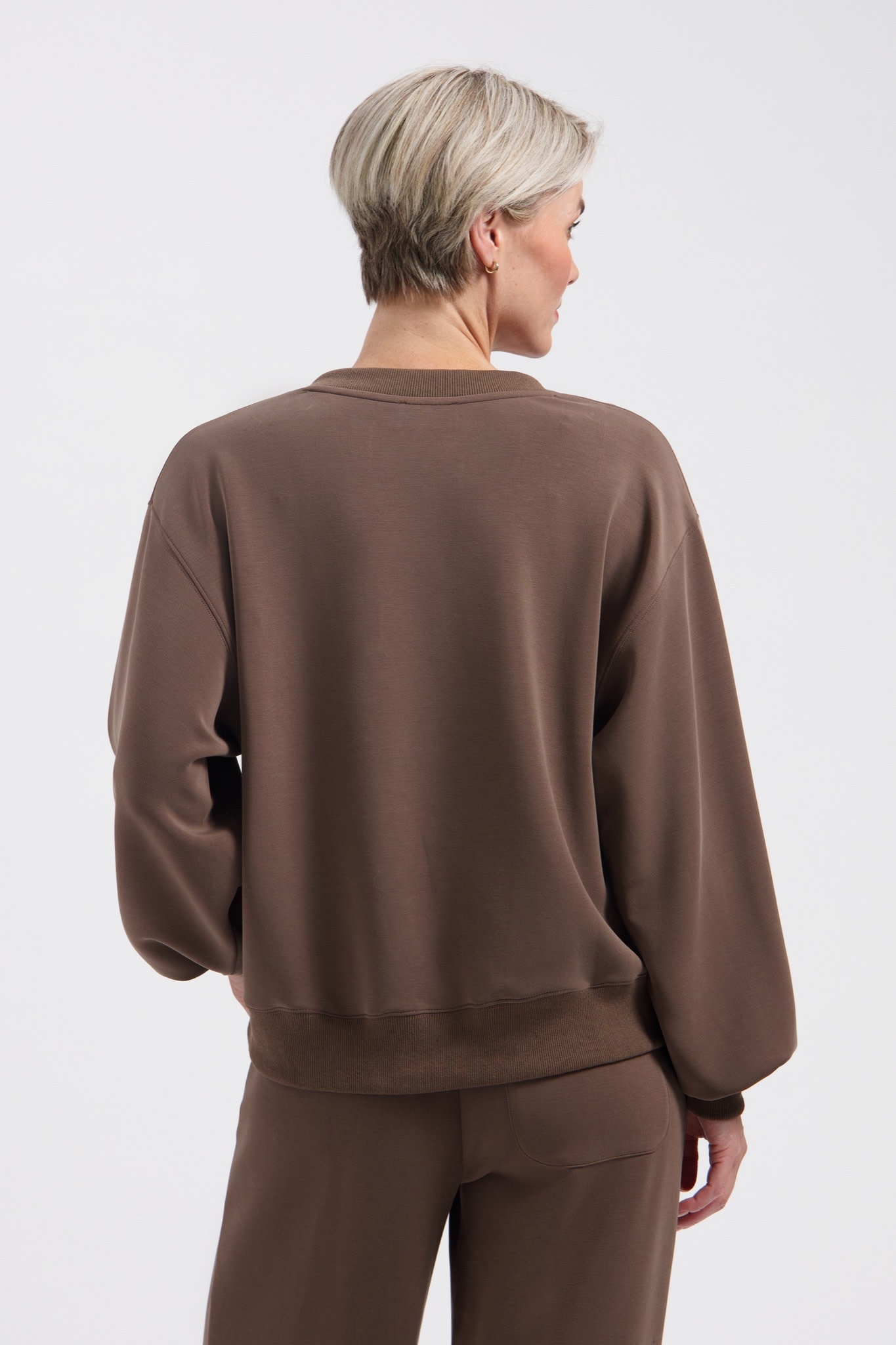 LADY DAY Ember sweater V-hals truffle