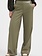 LADY DAY Chelsea wide leg broek leatherlook saliegroen