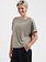 LADY DAY Thyme T-shirt met glitter saliegroen