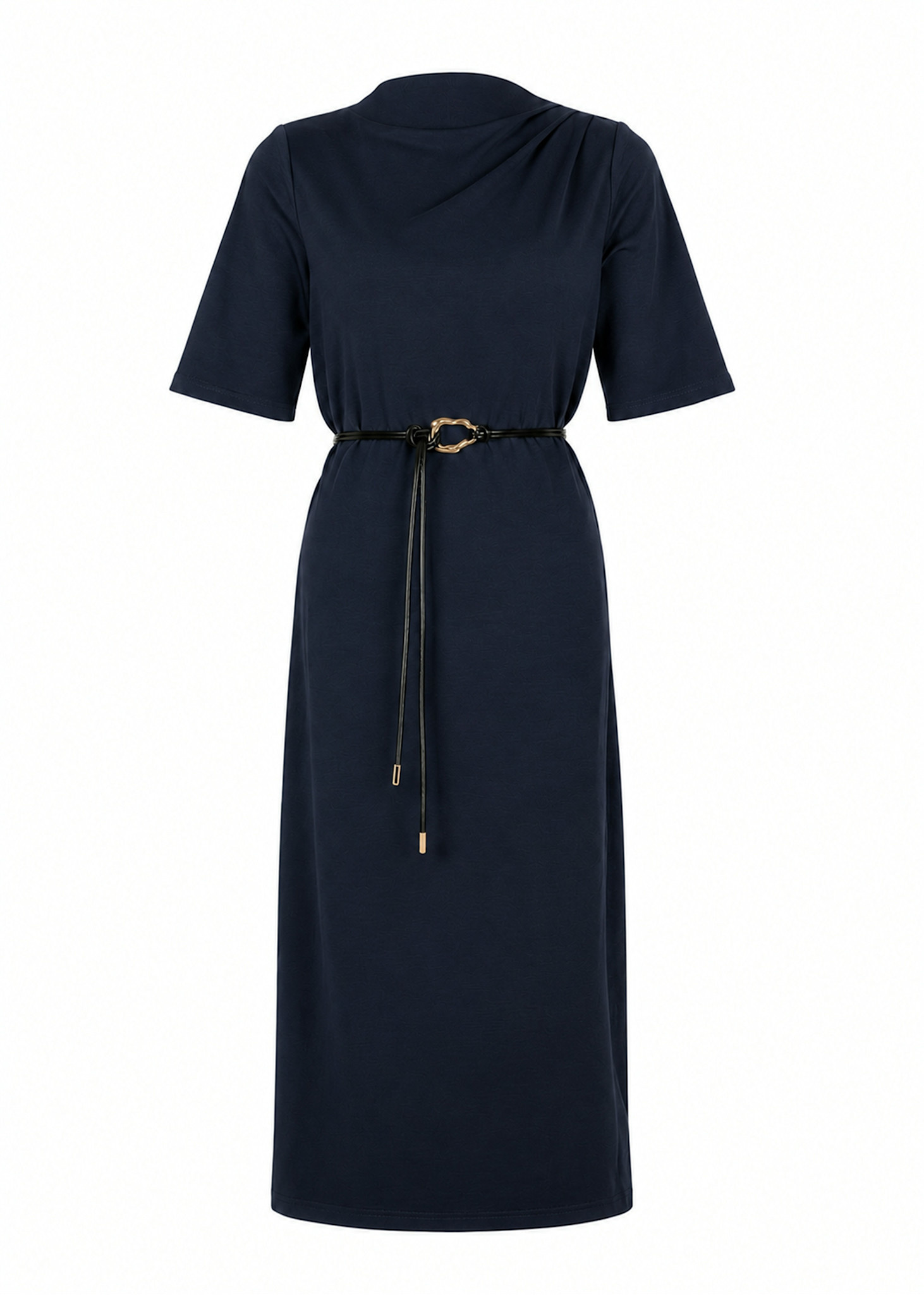Freebird Devoted midi jurk donkerblauw