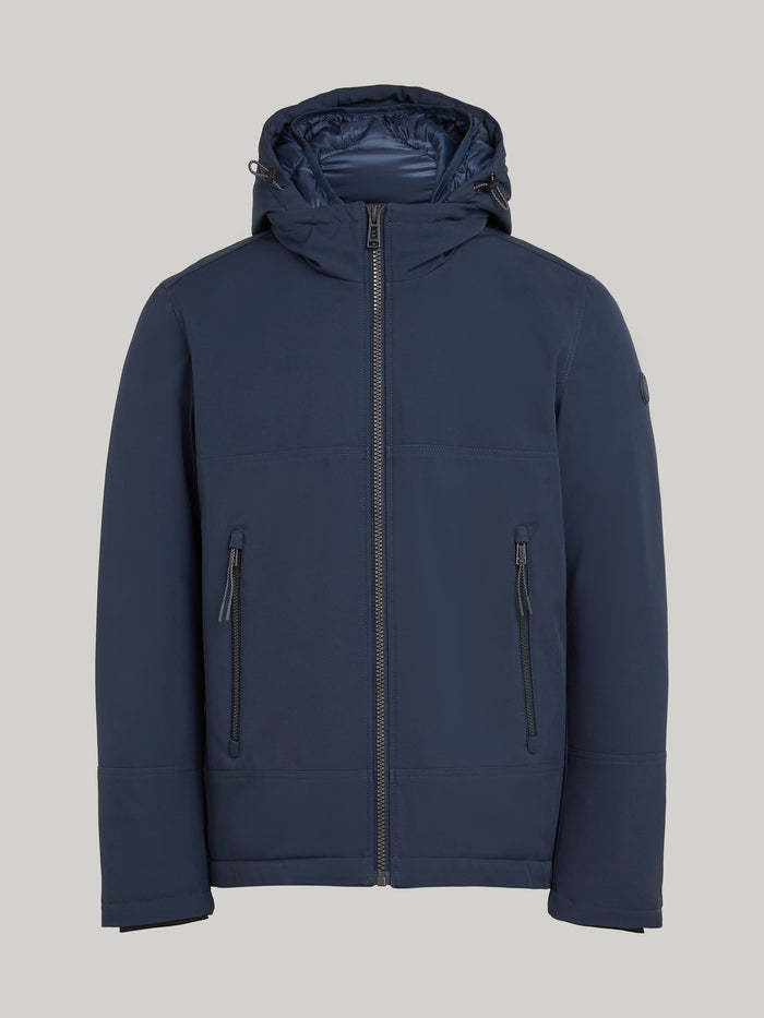Reset Costa softshell jas met capuchon blauw