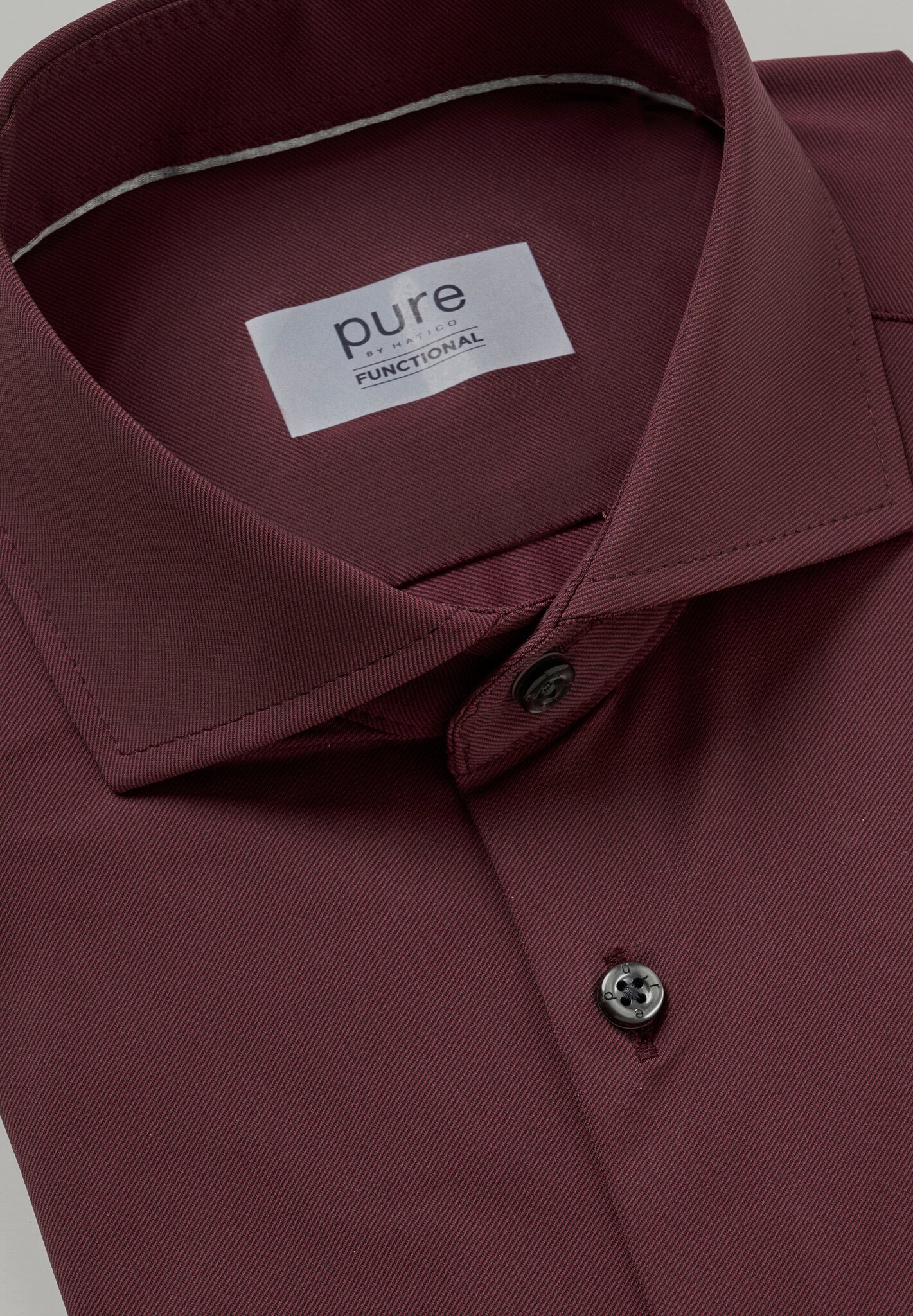 Pure Functional overhemd bordeaux
