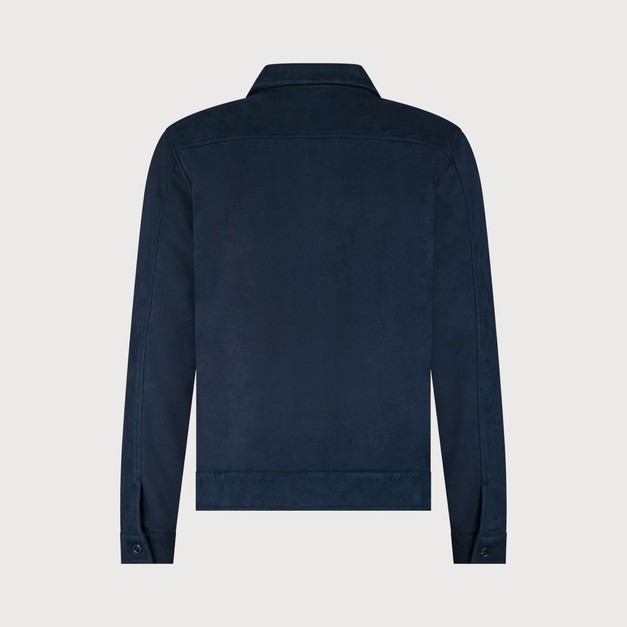 Blue industry Overshirt suède look navy