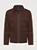 Blue industry Suède coat met teddyvoering bruin