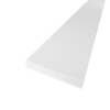 Dorpel binnendeur wit - marmercomposiet - gepolijst (glans) - 2 cm dik - op maat - glanzende witte marmer composiet stofdorpel / deurdorpel