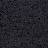 Sample zwart spark - kwartscomposiet - gepolijst (glans) - 2 cm dik - op maat - materiaal proefstuk / monster van glanzende zwarte (natuursteen look) quarts / quartz composiet