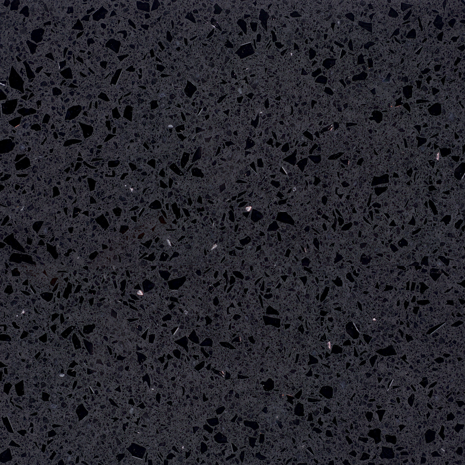  Sample Kwartscomposiet Zwart Spark 10x10x2 cm - materiaal proefstuk - monster Quartz composiet zwarte natuursteen look met glitter