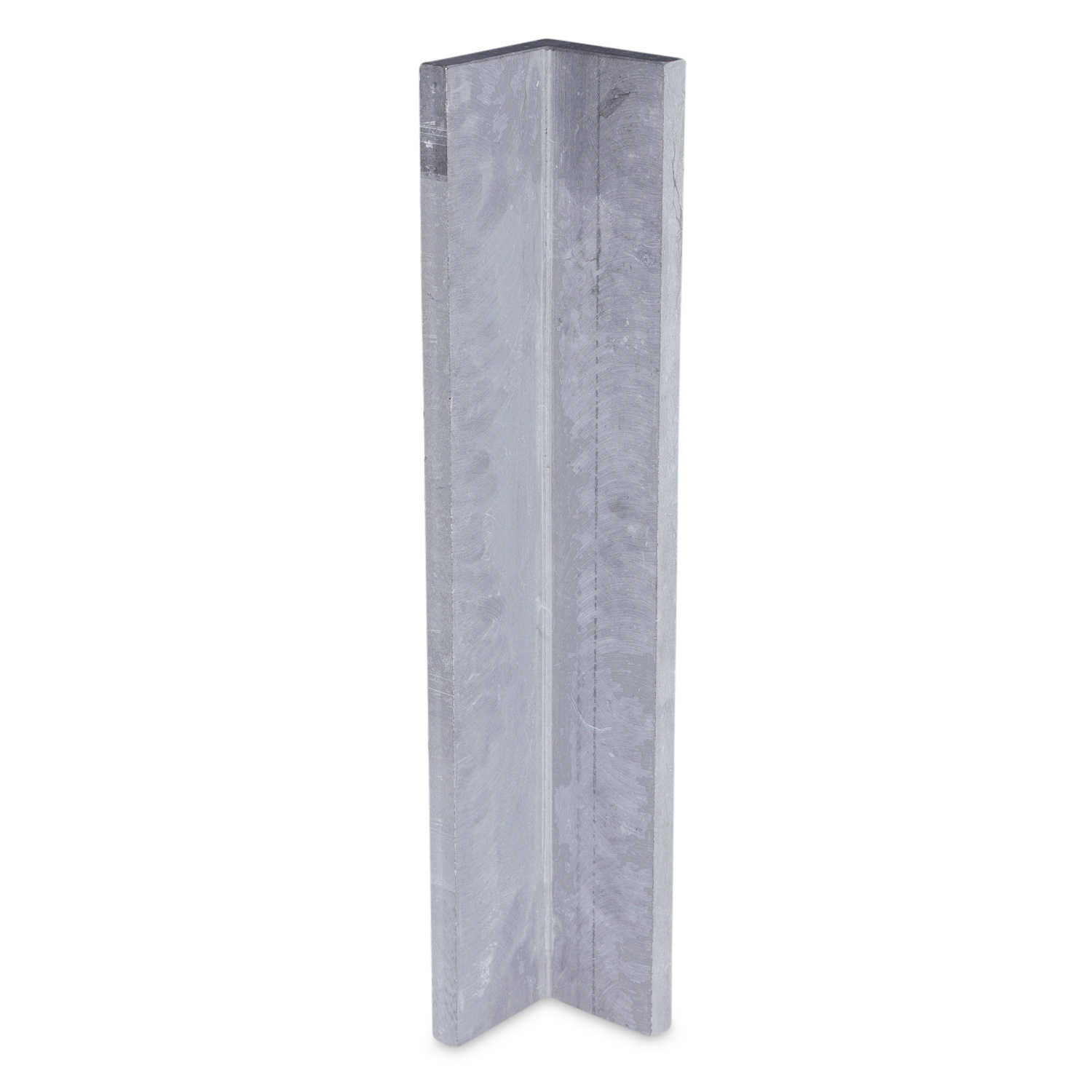  Gevelplint hoek - 10/10x2 cm - Binnenhoek & buitenhoek - Hoogte op maat - 30-80 cm - Belgisch hardsteen geschuurd