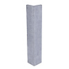 Gevelplint hoek - Belgisch hardsteen - geschuurd (mat) - 10/10x2 cm - hoogte op maat - binnenhoek & buitenhoek van licht / blauw geschuurde arduin (blauwsteen)