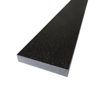 Dorpel zwart spikkel - kwartscomposiet - gepolijst (glans) - 2 cm