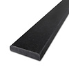 Dorpel binnendeur - nero assoluto graniet - gepolijst (glans) - 3 cm dik - op maat - glanzend zwart (absolute black) graniet stofdorpel / deurdorpel
