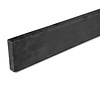 Plint - nero assoluto graniet - gezoet (mat) - 2 cm dik - op maat - muurplint / vloerplint van matte zwart (absolute black) graniet