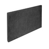 Gevelplint - nero assoluto graniet - gezoet (mat) - 2 cm dik - op maat - gevelbekleding van matte zwart (absolute black) graniet