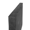 Gevelplint - nero assoluto graniet - gezoet (mat) - 2 cm dik - op maat - gevelbekleding van matte zwart (absolute black) graniet