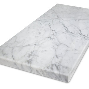 Blad - bianco carrara marmer - gepolijst (glans) - 3 cm