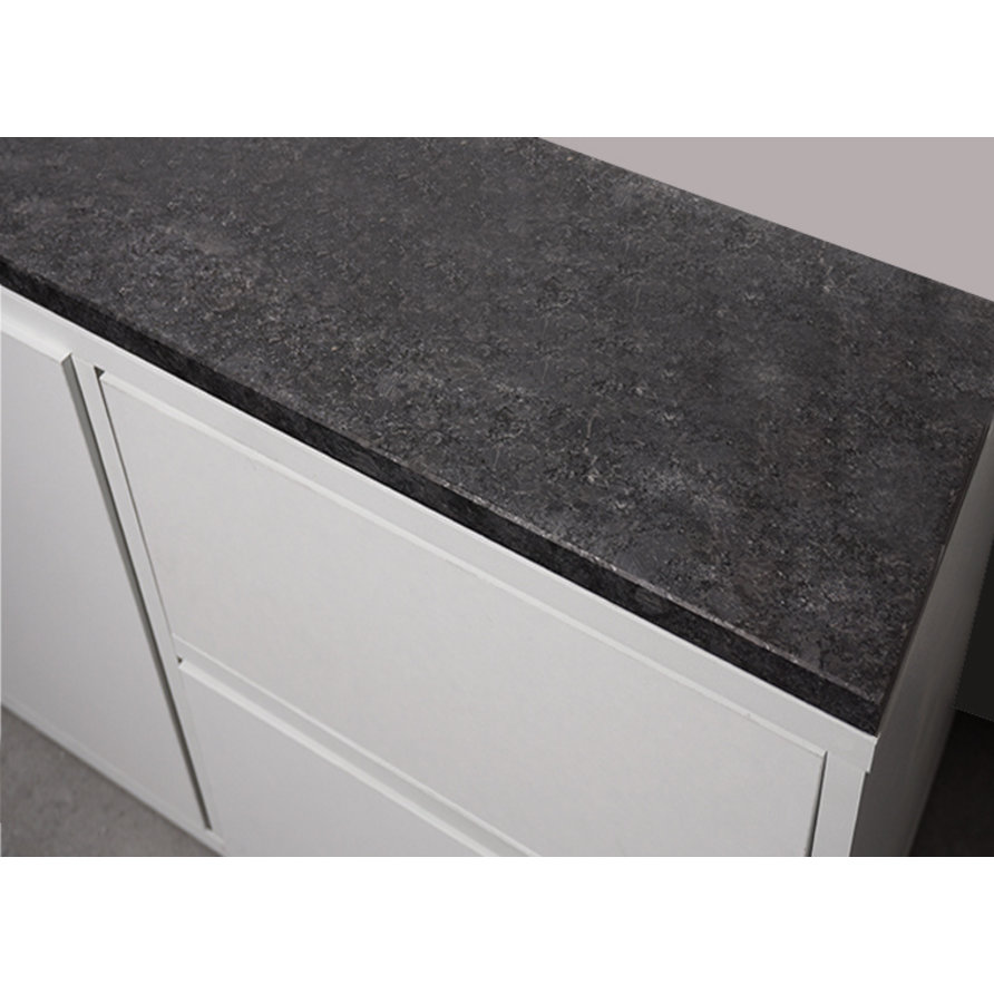 Daarom prins Vermelden Steel grey graniet werkblad - leather finish - 2 cm - Altijd op maat! -  NATUURSTEENvakman