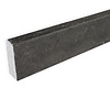 Plint - Belgisch hardsteen - donkergezoet (mat) - 2 cm dik - op maat - muurplint / vloerplint van donker gezoete arduin
