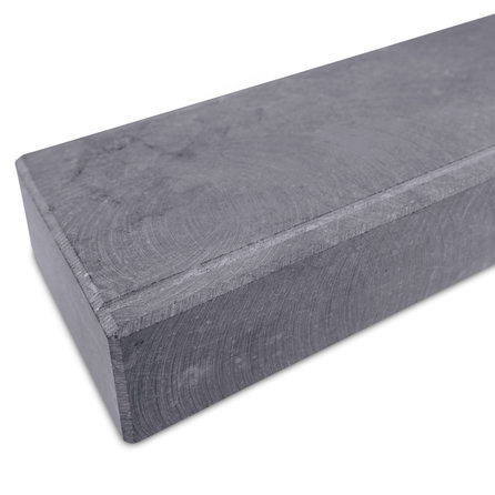 Raamdorpel vlak - Belgisch hardsteen - gezoet (mat) - 5 cm dik - op maat - Vensterbank buiten / onderdorpel / waterkering van arduin (blauwsteen)