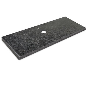 Wastafelblad - steel grey graniet - gepolijst (glans) - 2 cm