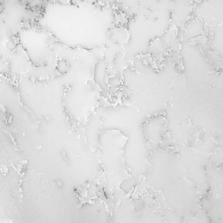 Sample marmerlook wit luxe - kwartscomposiet - gepolijst (glans) - 2 cm dik - op maat - materiaal proefstuk / monster - glanzend witte marmer imitatie van quarts / quartz composiet