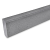 Plint grijs - marmercomposiet - gepolijst (glans) - 2 cm dik - op maat - muurplint / vloerplint van glanzende grijze marmer composiet