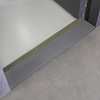 Dorpel binnendeur grijs - marmercomposiet - gepolijst (glans) - 2 cm dik - op maat - glanzende grijze marmer composiet stofdorpel / deurdorpel