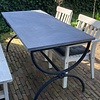 Blad - Belgisch hardsteen - gezoet (mat) - 3 cm dik - op maat - licht / blauw gezoete arduin (blauwsteen)