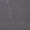 Sample marmerlook donkergrijs - kwartscomposiet - gepolijst (glans) - 2 cm dik - op maat - materiaal proefstuk / monster van glanzende donkergrijze marmer imitatie van quarts / quartz composiet