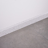 Plint terrazzo wit - marmercomposiet - gepolijst (glans) - 2 cm dik - op maat - glanzende witte marmer composiet