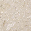 Blad perlato look - marmercomposiet - gepolijst (glans) - 2 cm dik - op maat - glanzend beige/zand marmer composiet