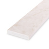 Dorpel binnendeur marmerlook crème - kwartscomposiet - gezoet (mat) - 2 cm dik - op maat - matte taj mahal imitatie van quarts / quartz composiet