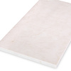 Werkblad marmerlook crème - kwartscomposiet - gezoet (mat) - 2 cm dik - op maat - matte taj mahal imitatie van quarts / quartz composiet