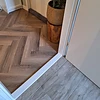 Sample wit - marmercomposiet - gezoet (mat) - 2 cm dik - op maat - materiaal proefstuk / monster van matte witte marmer composiet