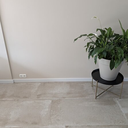 Sample wit - marmercomposiet - gezoet (mat) - 2 cm dik - op maat - materiaal proefstuk / monster van matte witte marmer composiet