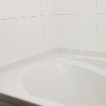 Sample wit - marmercomposiet - gepolijst (glans) - 2 cm dik - op maat - materiaal proefstuk / monster van glanzende witte marmer composiet