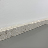 Sample perlato look - marmercomposiet - gepolijst (glans) - 2 cm dik - op maat - materiaal proefstuk / monster van glanzende beige/zand marmer composiet
