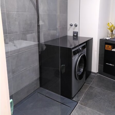 Sample hardsteen look - marmercomposiet - gepolijst (glans) - 2 cm dik - op maat - materiaal proefstuk / monster van glanzende arduin imitatie van marmer composiet Sample hardsteen look - marmercomposiet - gepolijst (glans) - 2 cm dik - op maat - materiaal proefstuk / monster van glanzende arduin imitatie van marmer composiet