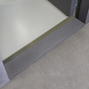 Sample grijs - marmercomposiet - gepolijst (glans) - 2 cm dik - op maat - materiaal proefstuk / monster van glanzende grijze marmer composiet
