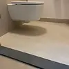 Sample betonlook grijs - kwartscomposiet - gezoet (mat) - 2 cm dik - op maat - materiaal proefstuk / monster mat grijze beton imitatie van quarts / quartz composiet